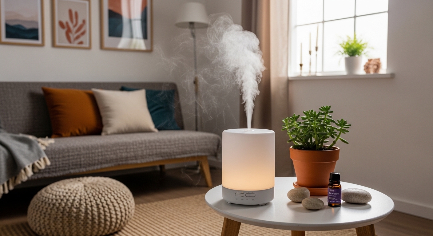Best Essential Oil Diffuser for a Small Living Room — Strong Scent Throw Without Feeling “Perfume-y”